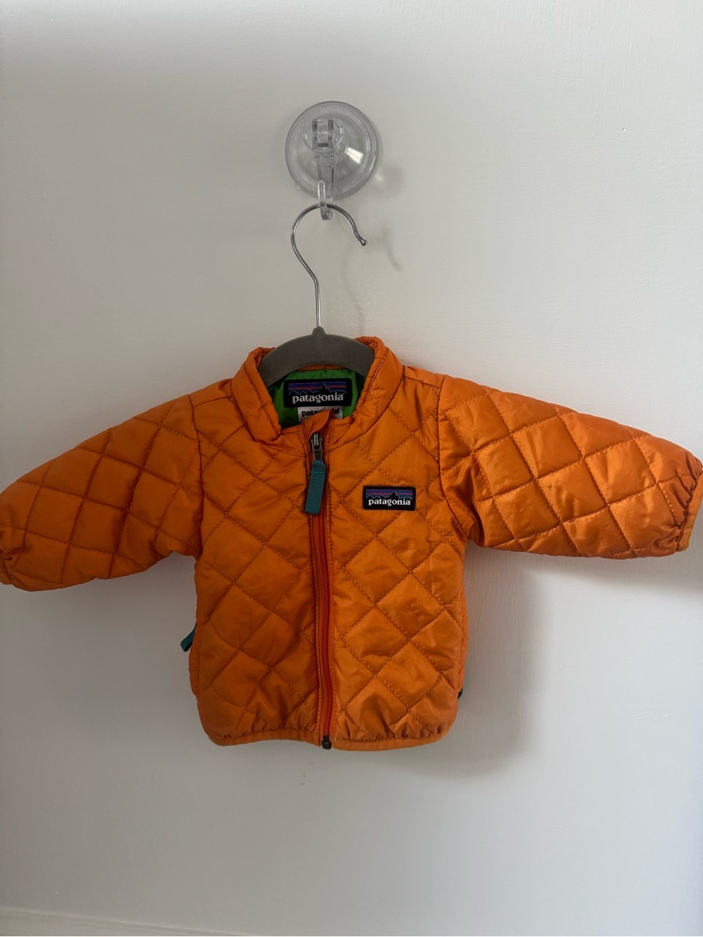 Patagonia baby Orange Quilted Jacket